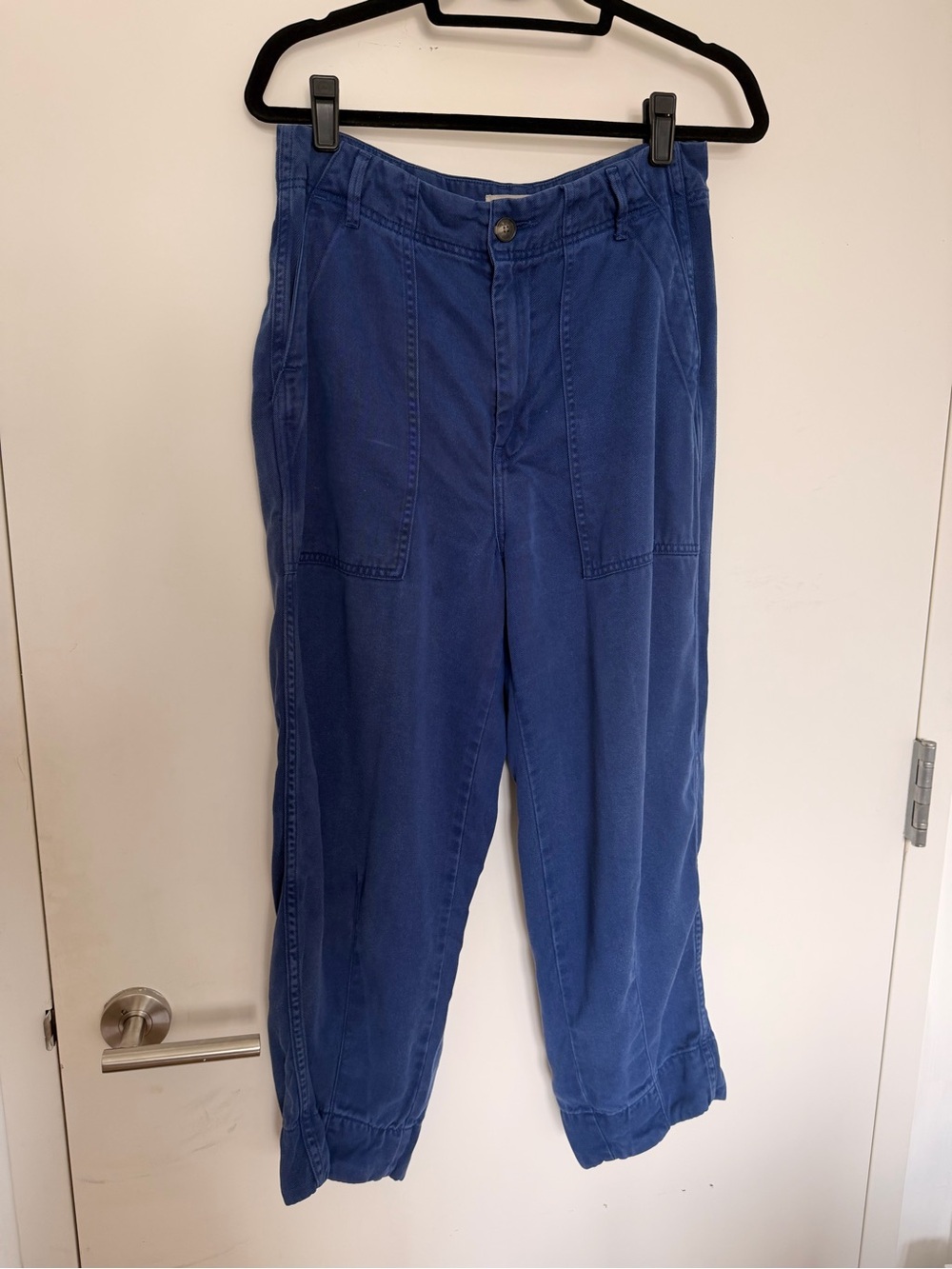 Everlane Women’s Patch Pocket Ballon Pant in Buttersoft Royal Blue Size 8